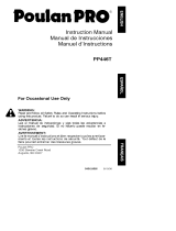 Poulan Pro PP446T Le manuel du propriétaire