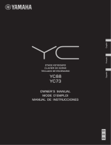 Yamaha YC73 73-Key Stage Keyboard Le manuel du propriétaire