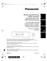 Panasonic SCDM502E Le manuel du propriétaire