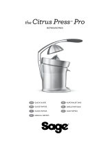 Sage Citrus Press SCP800BAL4EE Le manuel du propriétaire