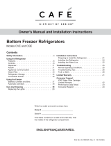 Cafe  CVE28DP3ND1  Guide d'installation