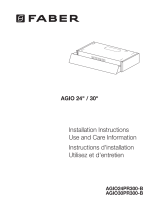 Faber AGIO30PR300-B Guide d'installation