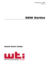 WTI REM Series Guide de démarrage rapide