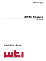 WTI CPM Series Guide de démarrage rapide