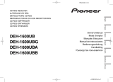 Pioneer DEH-1600UBG Manuel utilisateur