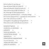 Xiaomi Mi Air Purifier 3C EU (BHR4518GL) Manuel utilisateur