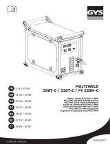 GYS MULTIWELD 250T-C Le manuel du propriétaire