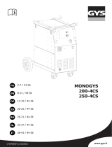 GYS MONOGYS 200-4CS Le manuel du propriétaire