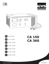 GYS CA 360 Le manuel du propriétaire