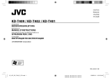 JVC KD-T402 Le manuel du propriétaire