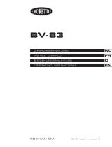 BORETTI BV83 Le manuel du propriétaire