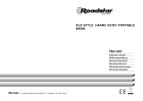 Roadstar TRA-1957/CR Le manuel du propriétaire
