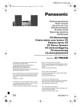Panasonic Micro chaine SC-PM250BEGK Le manuel du propriétaire