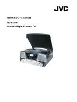 JVC RD-F327B Le manuel du propriétaire