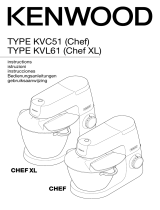 Kenwood KVL6320S CHEF XL ELITE Le manuel du propriétaire