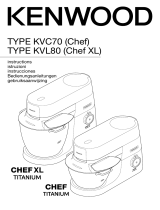 Kenwood KVL8320S CHEF XL TITANIUM Le manuel du propriétaire