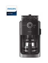 Philips GRIND & BREW HD7768/90 Le manuel du propriétaire