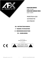 afx light PARCOB100HEX Le manuel du propriétaire