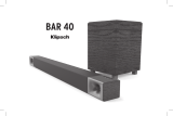 Klipsch BAR 40 Sound Bar + Wireless Subwoofer Manuel utilisateur