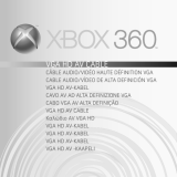 Microsoft Xbox 360 VGA HD AV Cable Mode d'emploi