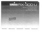 Yamaha RX-300U Le manuel du propriétaire