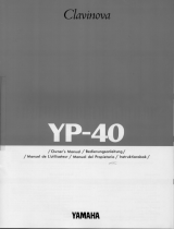Yamaha YP-X Series Le manuel du propriétaire
