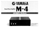 Yamaha M-4 Le manuel du propriétaire