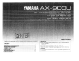 Yamaha AX-900 Le manuel du propriétaire