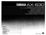 Yamaha AX-630 Le manuel du propriétaire
