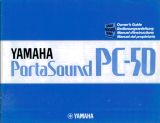 Yamaha PC-50 Le manuel du propriétaire