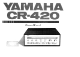 Yamaha CR-420 Manuel utilisateur