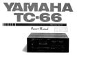 Yamaha TC-66 Le manuel du propriétaire