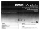 Yamaha RX-330 Le manuel du propriétaire
