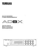 Yamaha AD8X Le manuel du propriétaire