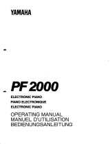 Yamaha PF2000 Le manuel du propriétaire