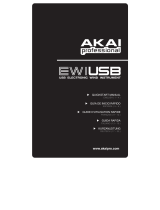 Akai Professional Akai EWI USB Elektronischer Blaskontroller Le manuel du propriétaire