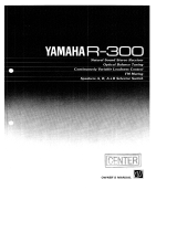 Yamaha R-300 Le manuel du propriétaire