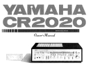Yamaha CR-2020 Le manuel du propriétaire