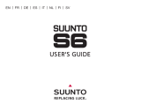 Suunto S6 Manuel utilisateur