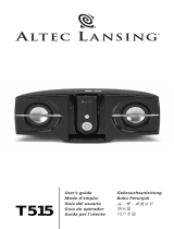 Altec Lansing T515 Manuel utilisateur