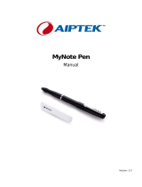 AIPTEK MyNote Pen Le manuel du propriétaire