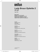 Braun CC20, Lady Epilette 2 Manuel utilisateur