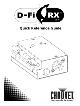 Chauvet Oven D-Fi 2.4 Rx Manuel utilisateur