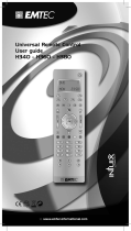 EMTEC Electronics TLCOMMANDE UNIVERSELLE LCD 6 EN 1 H360 Le manuel du propriétaire