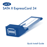LaCie SATA II EXPRESSCARD 34 Manuel utilisateur