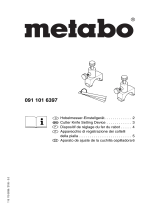 Metabo Cutter Knife Setting Device 091 101 6397 Manuel utilisateur