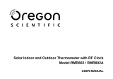 Oregon Scientific RMR802 Manuel utilisateur