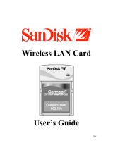 SanDisk Wireless LAN Card Manuel utilisateur