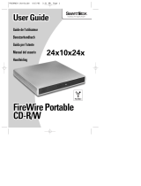 Smartdisk FireWire Portable CD-R/W 24x10x24x Manuel utilisateur