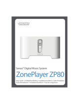 Sonos ZonePlayer ZP80 Manuel utilisateur